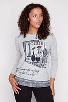 Le pull chats vogue