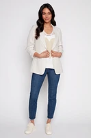 Lightweight notch collar jacket