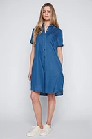Tencel shirt dress