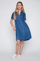 Tencel shirt dress