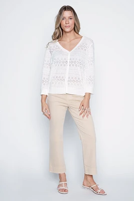 L'ensemble cardigan uni dévoré