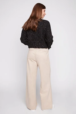 Pull on wide leg pant