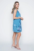 La robe en gaze de coton à imprimé floral