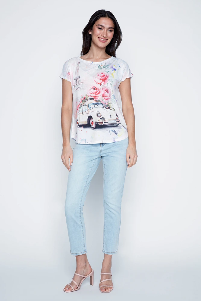 Paris landscape t-shirt