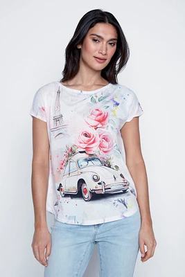 Le t-shirt paysage parisien