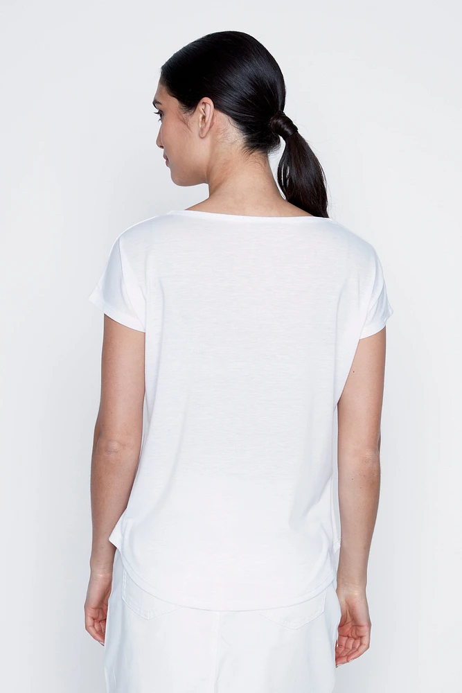 Spring bouquet print t-shirt