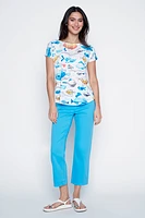 Le t-shirt poisson coloré
