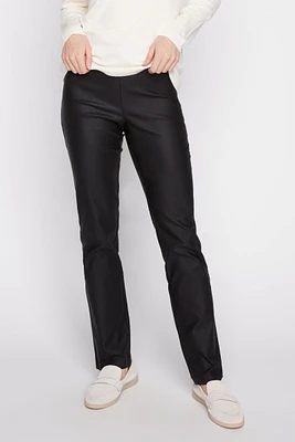 Pull on slim leg pant