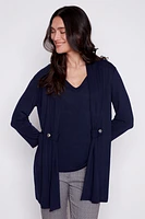Judge collar cardigan