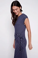 Stripe jersey dress