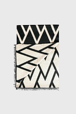 Zig zag design scarf