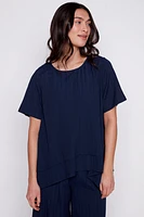 Plisse tunic