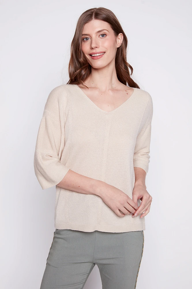 Modal blend sweater