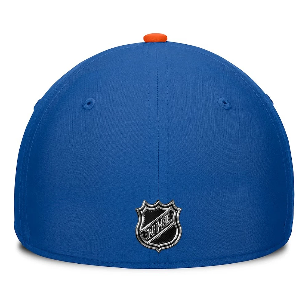 NHL Hat Structured Stretch Authentic Pro Rink Flex Two Tone 2024 Islanders