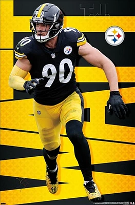 NFL Player Wall Poster T.J. Watt Steelers
