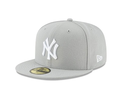 MLB Hat 5950 Basic Grey Yankees