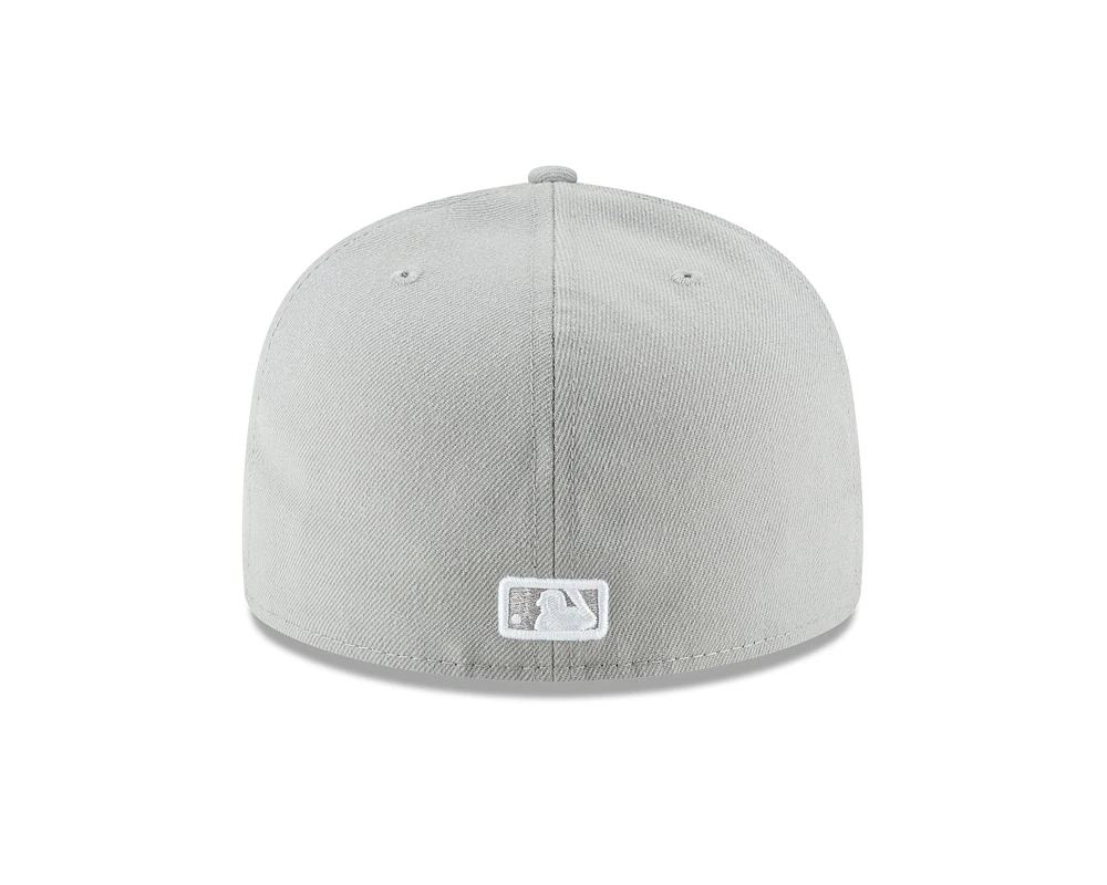 MLB Hat 5950 Basic Grey Yankees