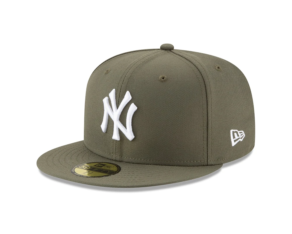 MLB Hat 5950 Basic Army Green Yankees