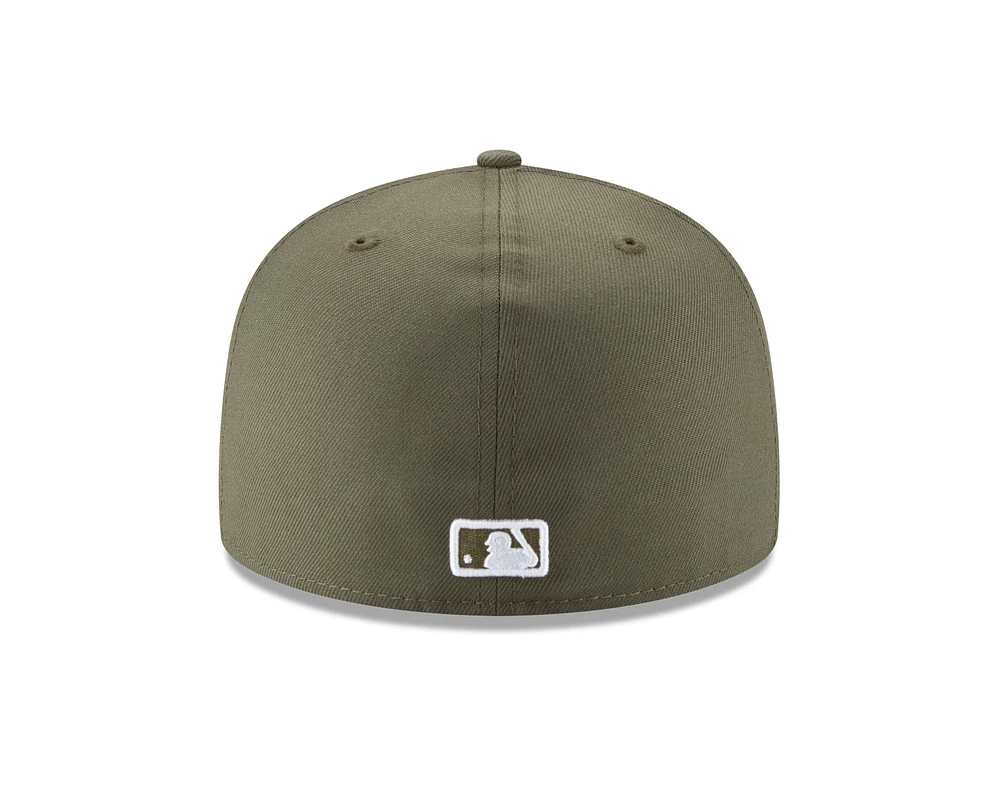 MLB Hat 5950 Basic Army Green Yankees