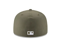 MLB Hat 5950 Basic Army Green Yankees