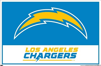 NFL Wall Poster Logo Chargers