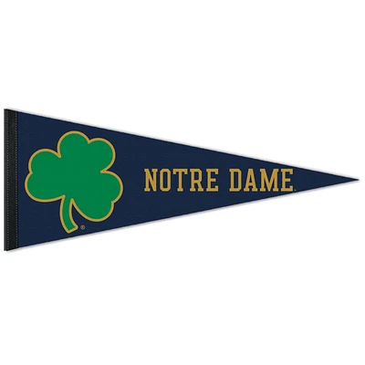 NCAA Felt Pennant Shamrock Logo Notre Dame Fighting Irish