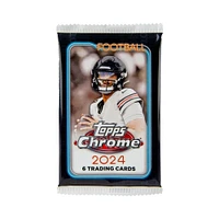 NFL Topps Chrome Football Trading Cards 2024 Blaster Box