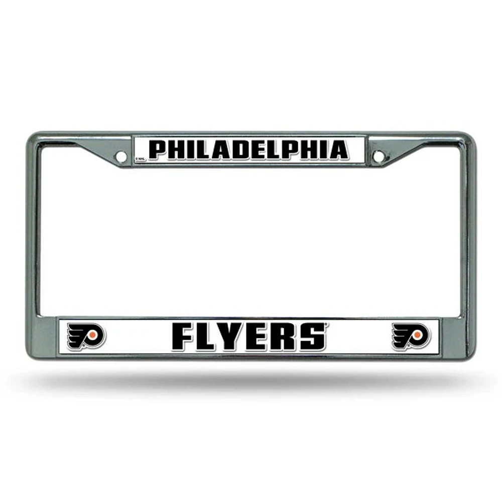NHL License Plate Frame Chrome Flyers