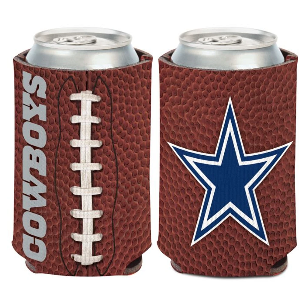NFL Can Cooler 2 Sided Football Design Cowboys