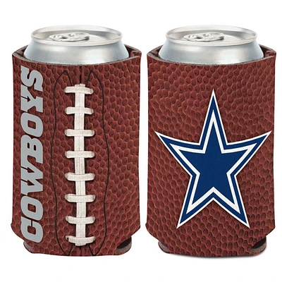 NFL Can Cooler 2 Sided Football Design Cowboys