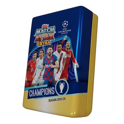 Topps Match Attax EXTRA Champions League Trading Cards MEGA TIN 2019-20