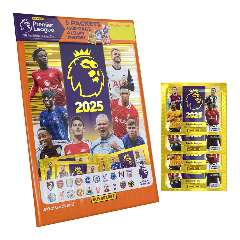 Panini Sticker 2025 Mega Starter Pack Premier League