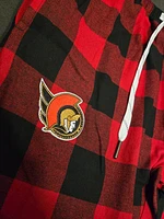 NHL PJ Pant Buffalo Plaid Senators