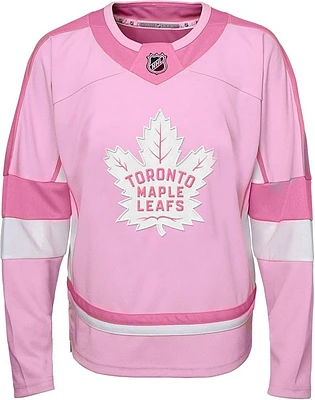 NHL Kids Fashion Jersey Maple Leafs (Pink)