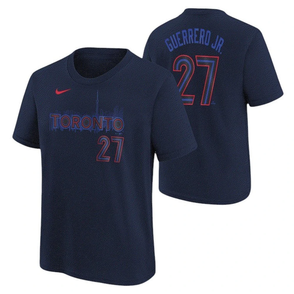 MLB Youth Player T-Shirt Name And Number City Connect Vladimir Guerrero Jr. Blue Jays