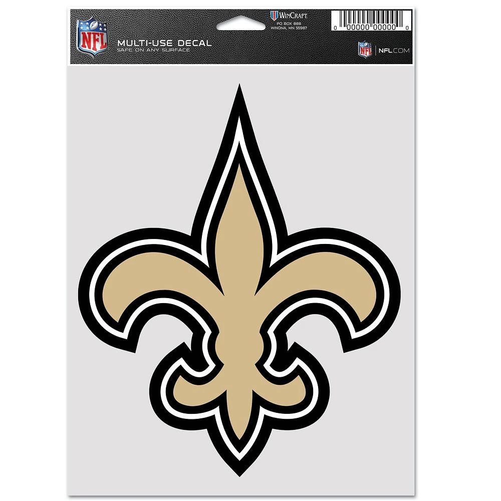 NFL Multi Use Decal 3.75x5 Logo Saints