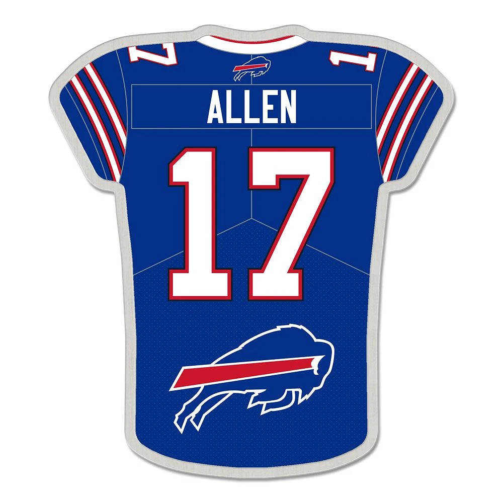 NFL Lapel Pin Player Jersey Josh Allen Bills