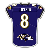 NFL Lapel Pin Player Jersey Lamar Jackson Ravens