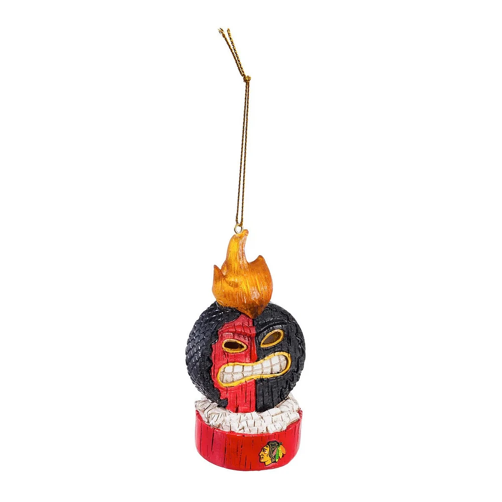 NHL Ornament Lit Tiki Ball Blackhawks