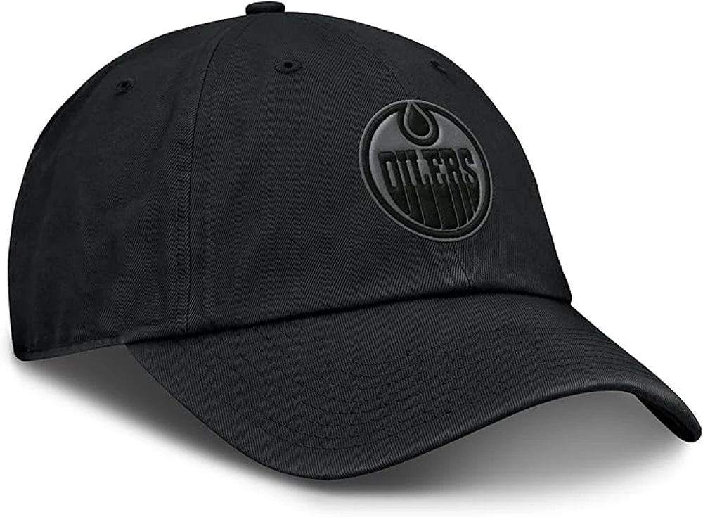 NHL Hat Authentic Pro Unstructured Road Black 2026 Oilers