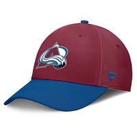 NHL Hat Structured Stretch Authentic Pro Rink Flex Two Tone 2024 Avalanche