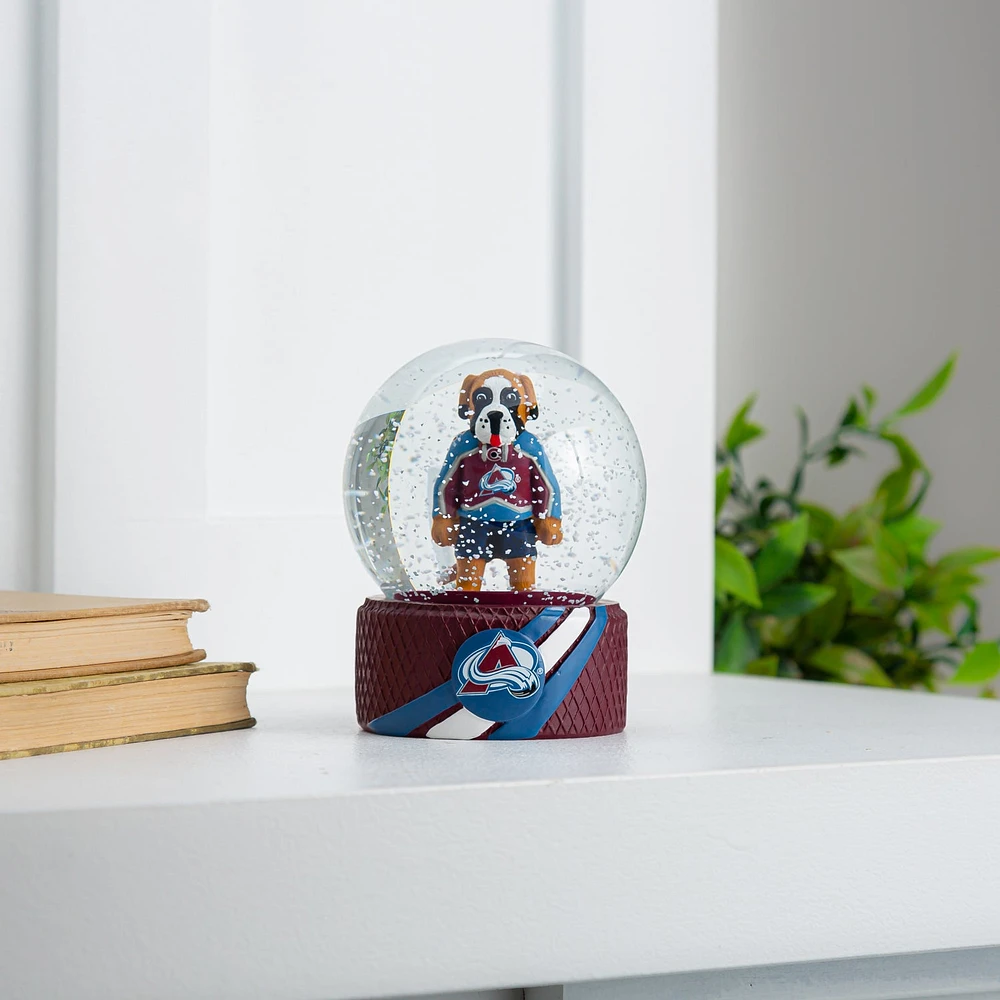 NHL Glass Tabletop Water Globe Avalanche