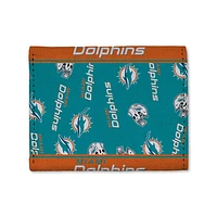 NFL Canvas Trifold Wallet Dolphins