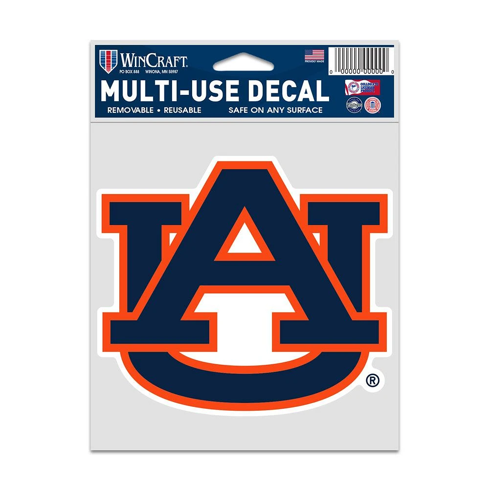 NCAA Multi Use Decal 3.75x5 Logo Auburn Tigers