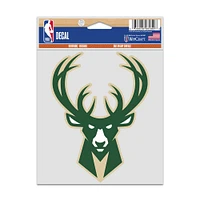 NBA Multi Use Decal 3.75x5 Logo Bucks