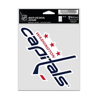 NHL Multi Use Decal 3.75x5 Logo Capitals