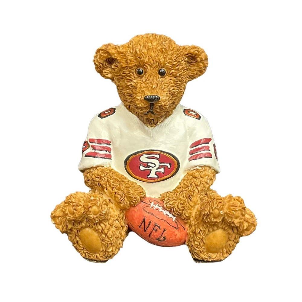 NFL Mini Ceramic Figurine Powerplay Teddies 49ers