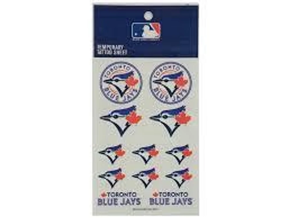 MLB Temporary Tattoo Sheet Blue Jays