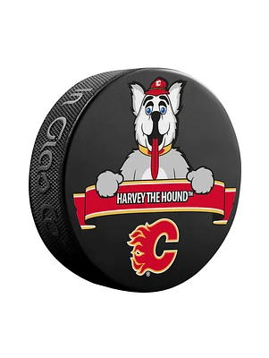 NHL Puck Mascot Flames