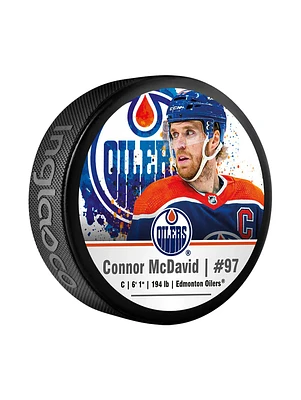 NHL Player Puck Stats Connor McDavid Oilers